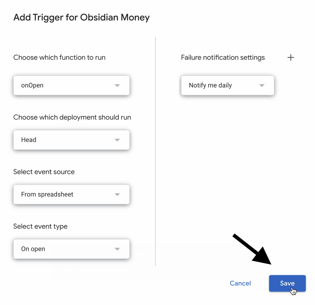 Google authorization: review permissions and Allow